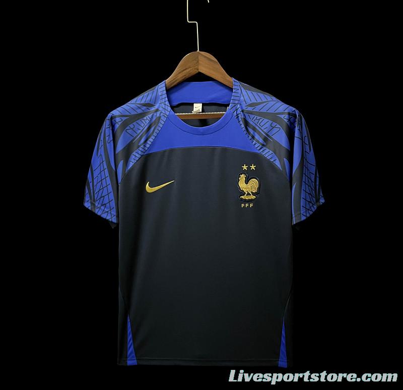 22/23 French Royal Blue Pre-match Training 