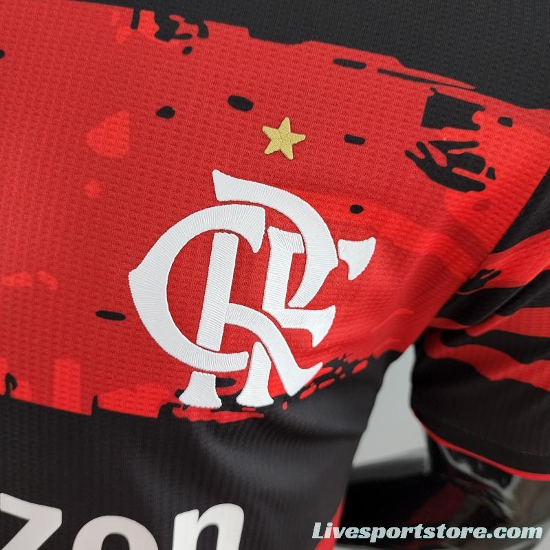 Player Version 22/23 Flamengo Concept Edition Red Black Jersey