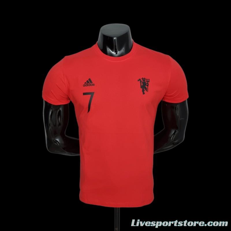 22/23 Manchester United Red T-shirts #0057