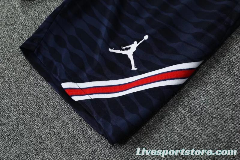 22/23 PSG Pre-match Training Jersey Royal Blue Spotted Vest