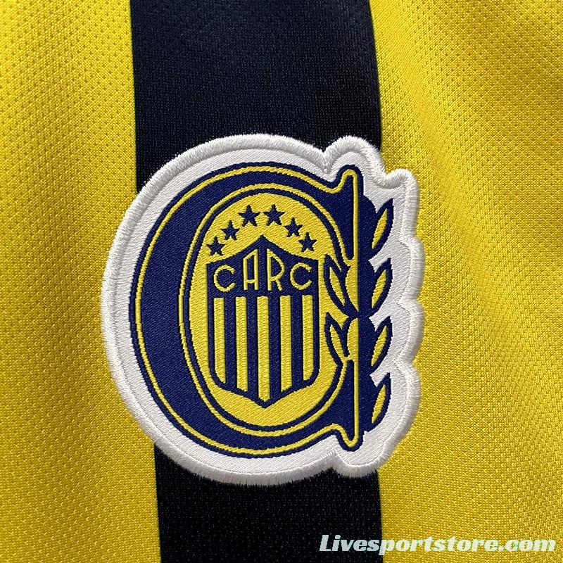 22/23 Rosario Central Home Soccer Jersey