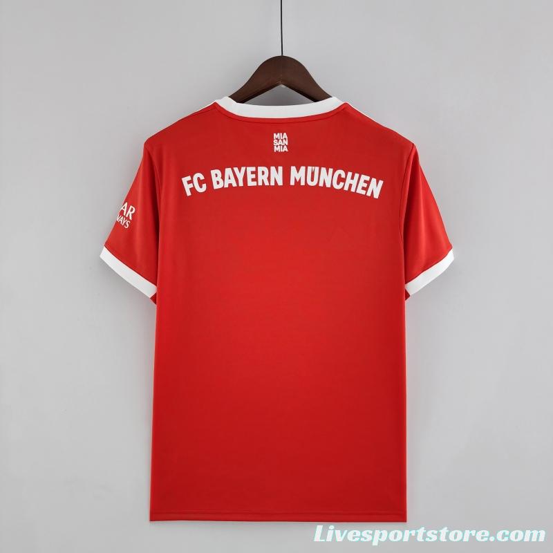 22/23 Bayern Munich Home Soccer Jersey