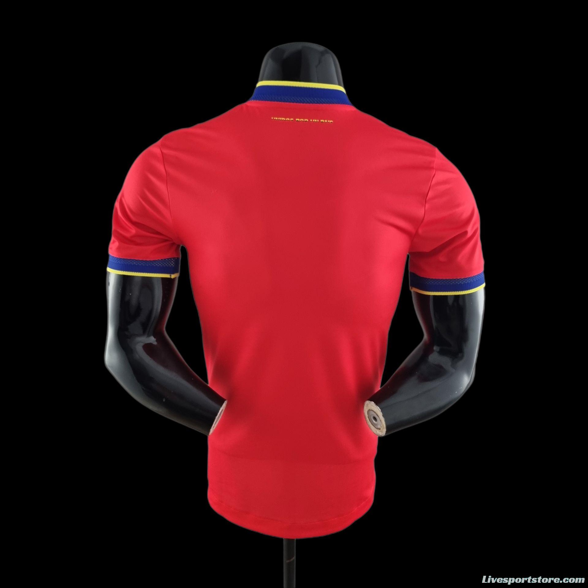 Player Version 2022 Colombia Special Edition Red