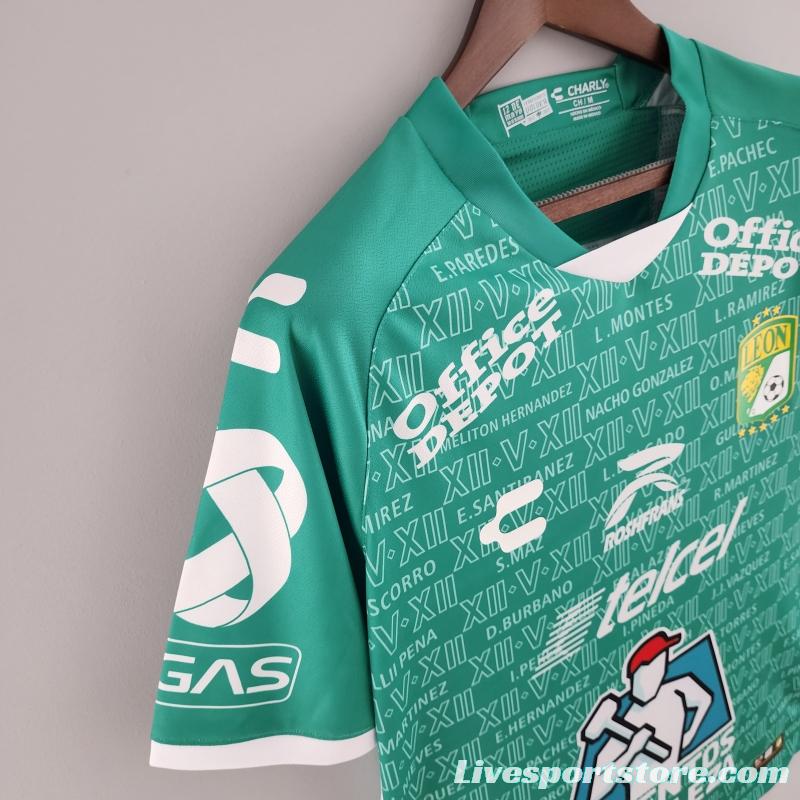 22/23 Leon Home Soccer Jersey