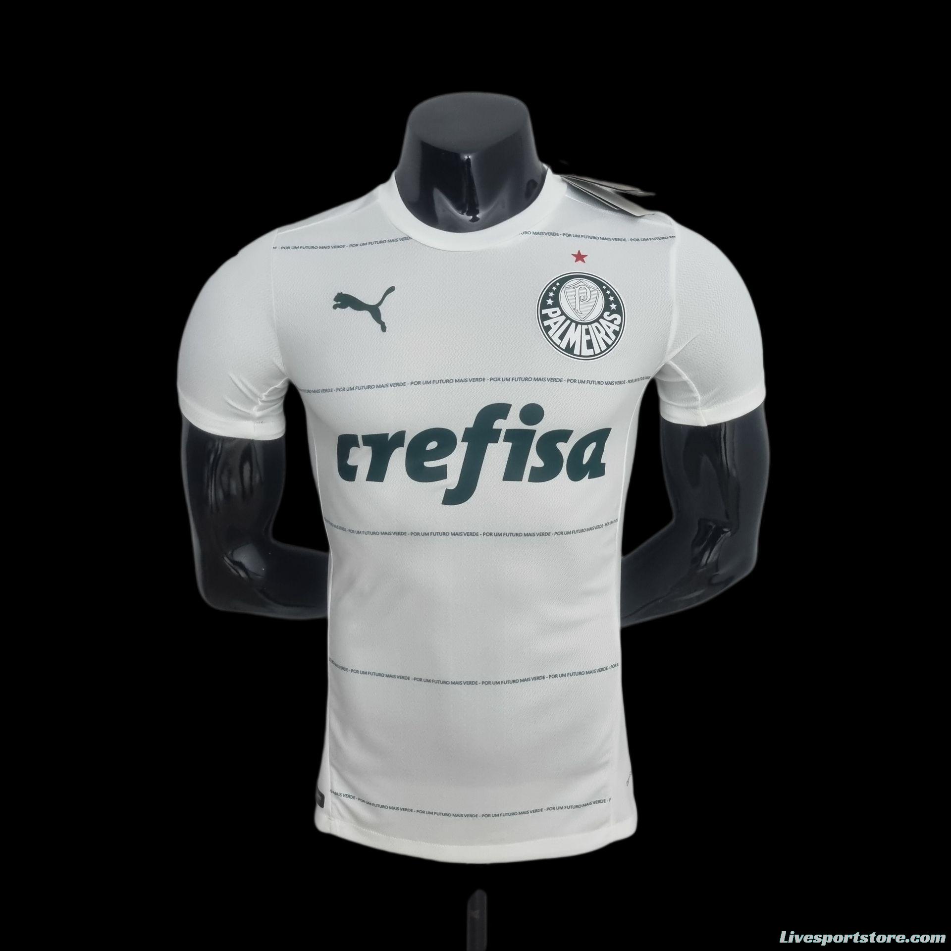 Player Version 22/23 Palmeiras Away Soccer Jersey