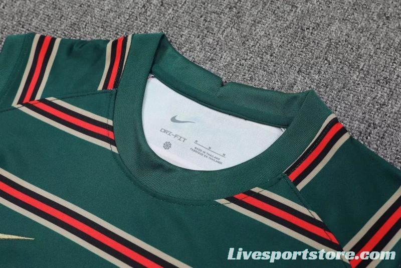 22/23 Liverpool Pre-match Training Jersey Green Vest