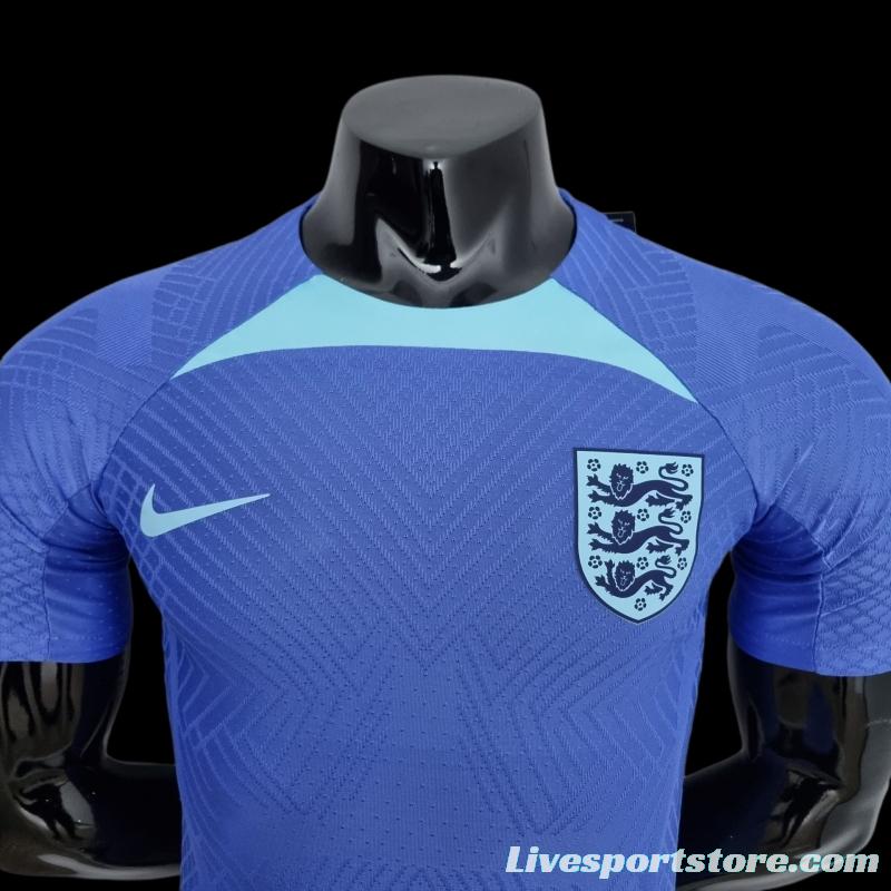 Player Version 2022 England Training Jersey Blue