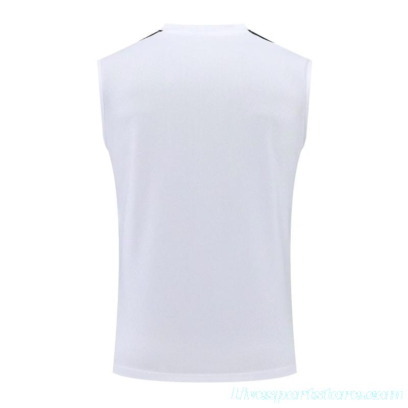 22/23 Real Madrid Pre-match Training Jersey White Vest