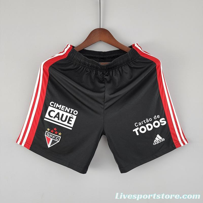 22/23 All Sponsor Sao Paulo Away Shorts Soccer Jersey