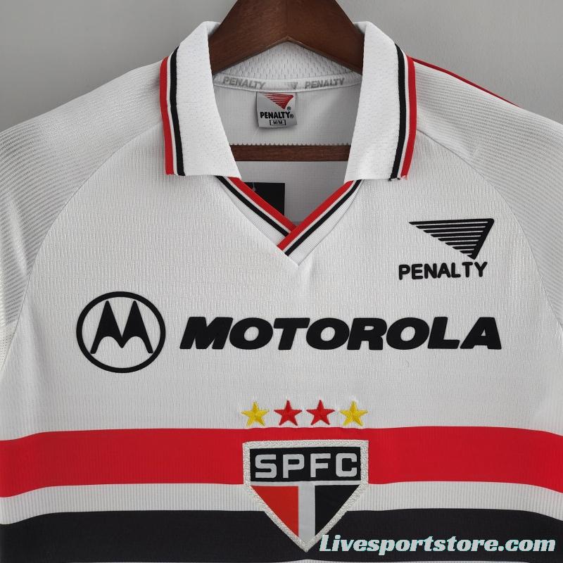 Retro Sao Paulo 1999 Home Soccer Jersey