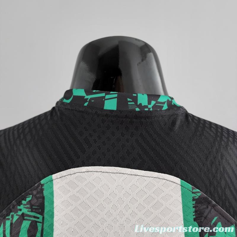 Player Version 2022 Nigeria Home Soccer Jersey