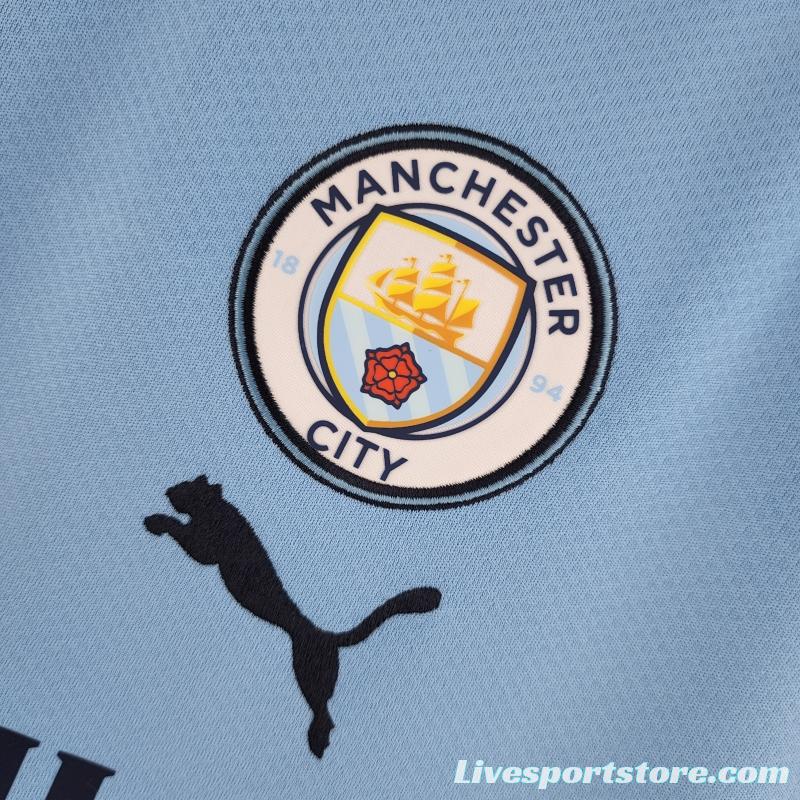 22/23 Manchester City Home Soccer Jersey