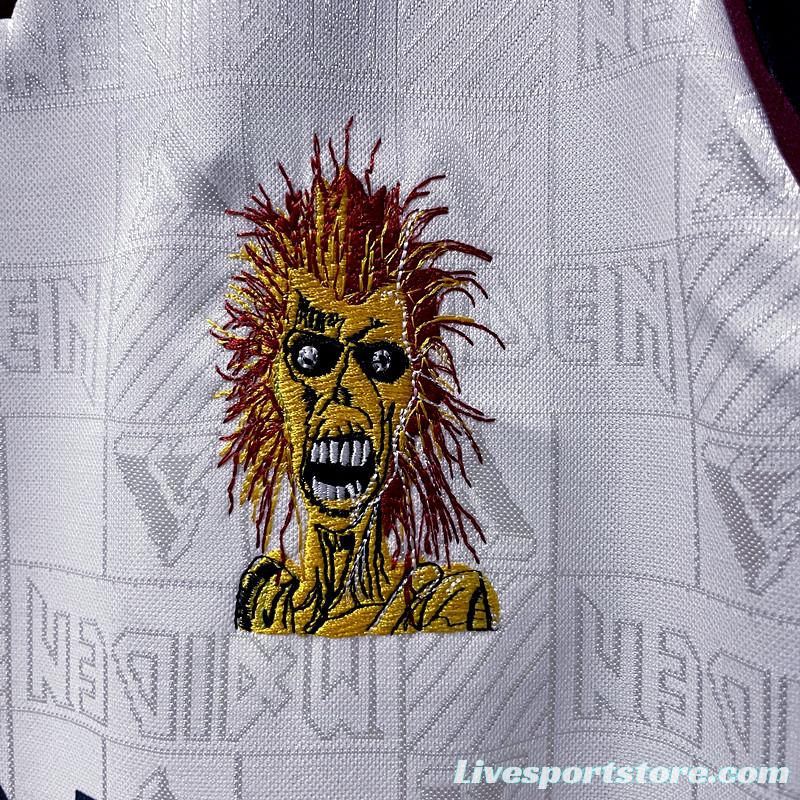 Retro 1999 West Ham Iron Maiden Away Soccer Jersey