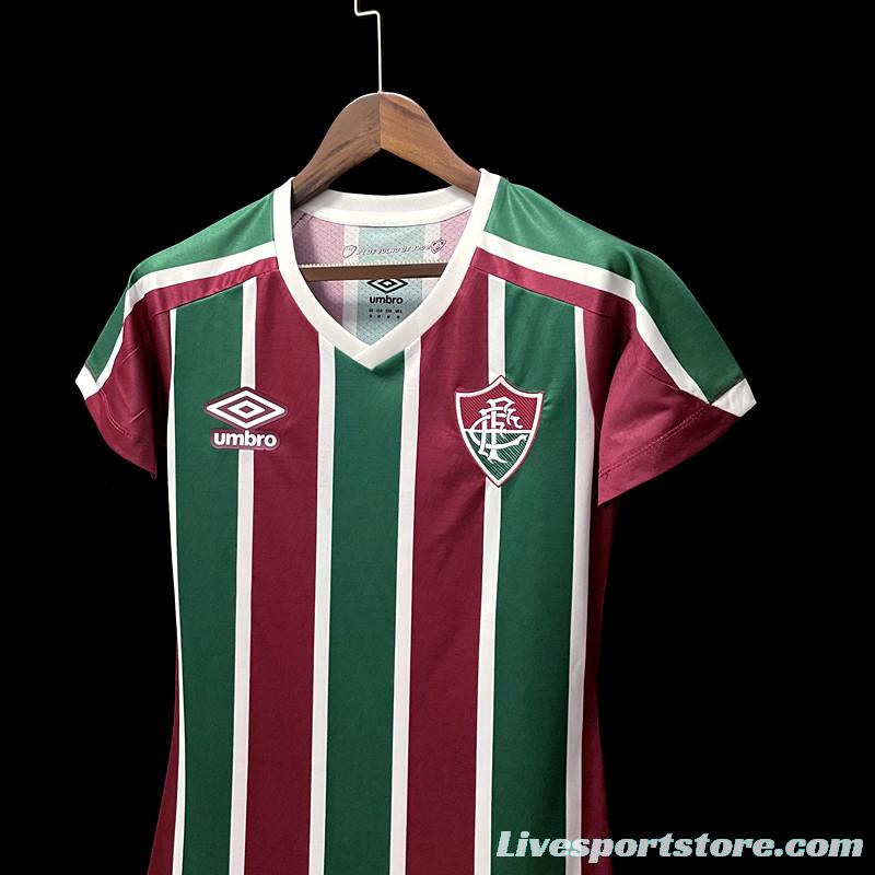 22/23 Fluminense Home Woman Soccer Jersey