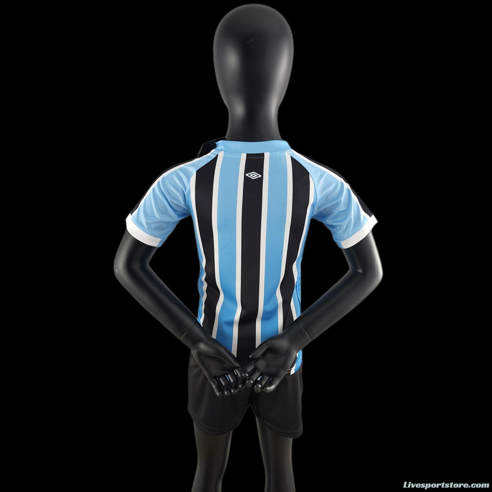 22/23 Kids Kit Gremio Home Size：16-28 Soccer Jersey