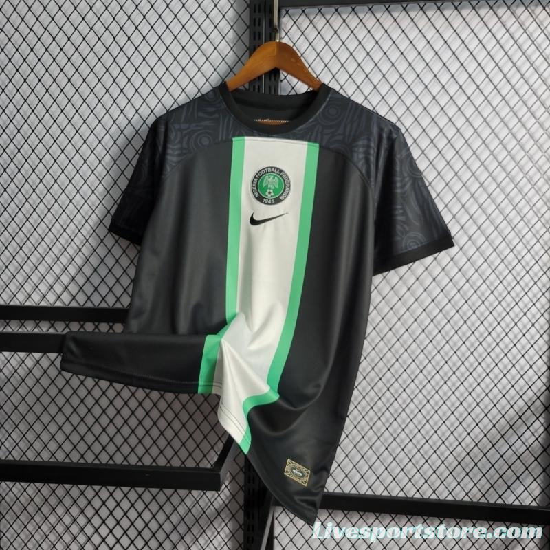 2022 Nigeria Black Training Jersey