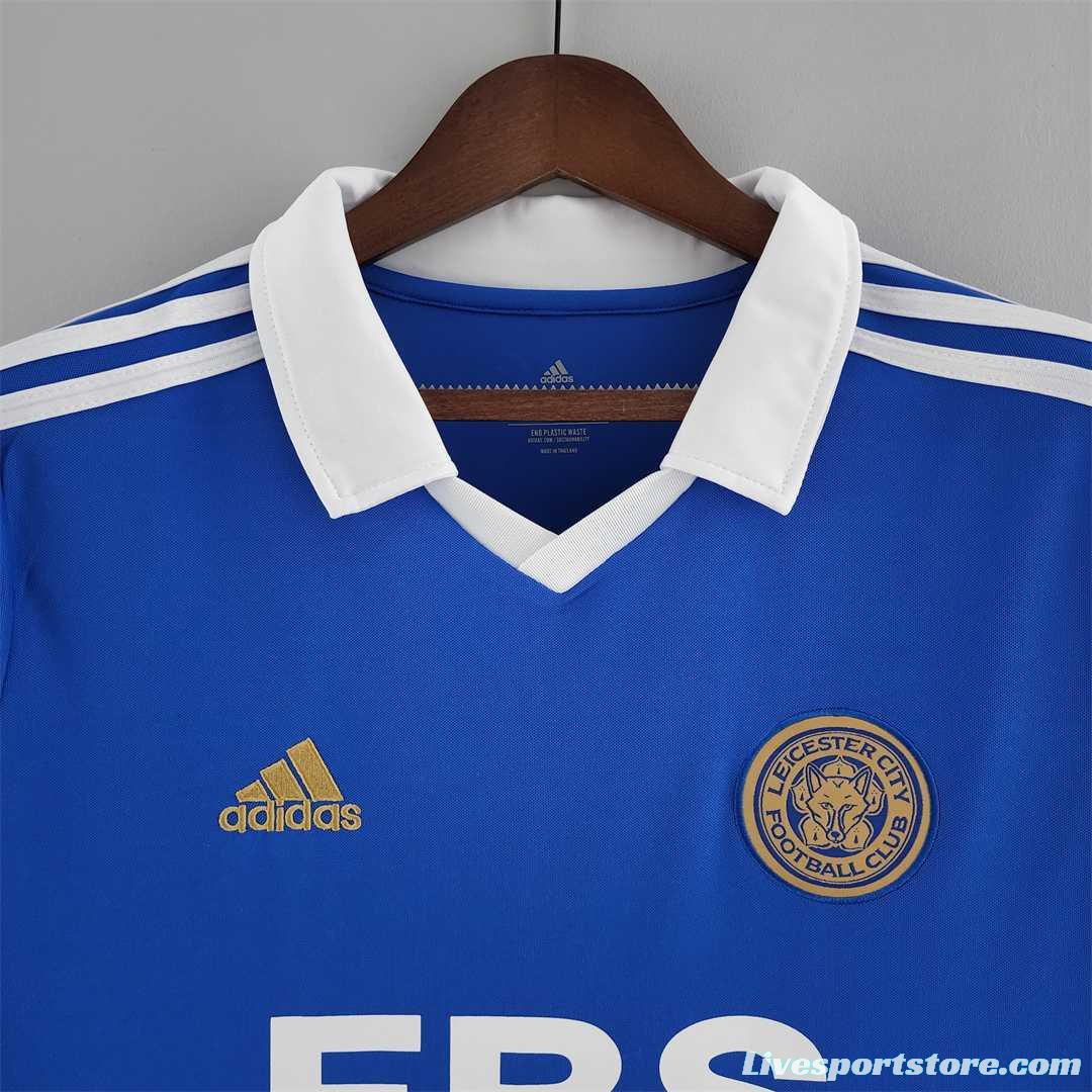 22-23 Leicester City Home Soccer Jersey