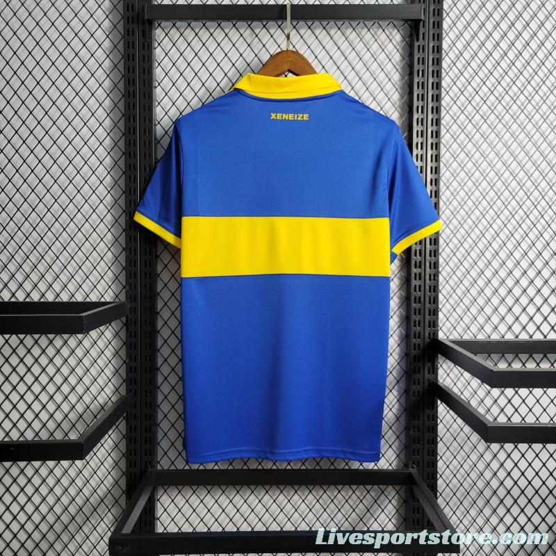 22/23 Boca Juniors Home Soccer Jersey