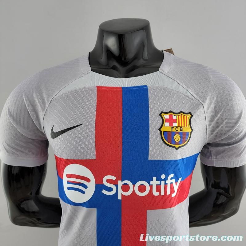 Player Version 22/23 Barcelona THIRD Soccer Jersey