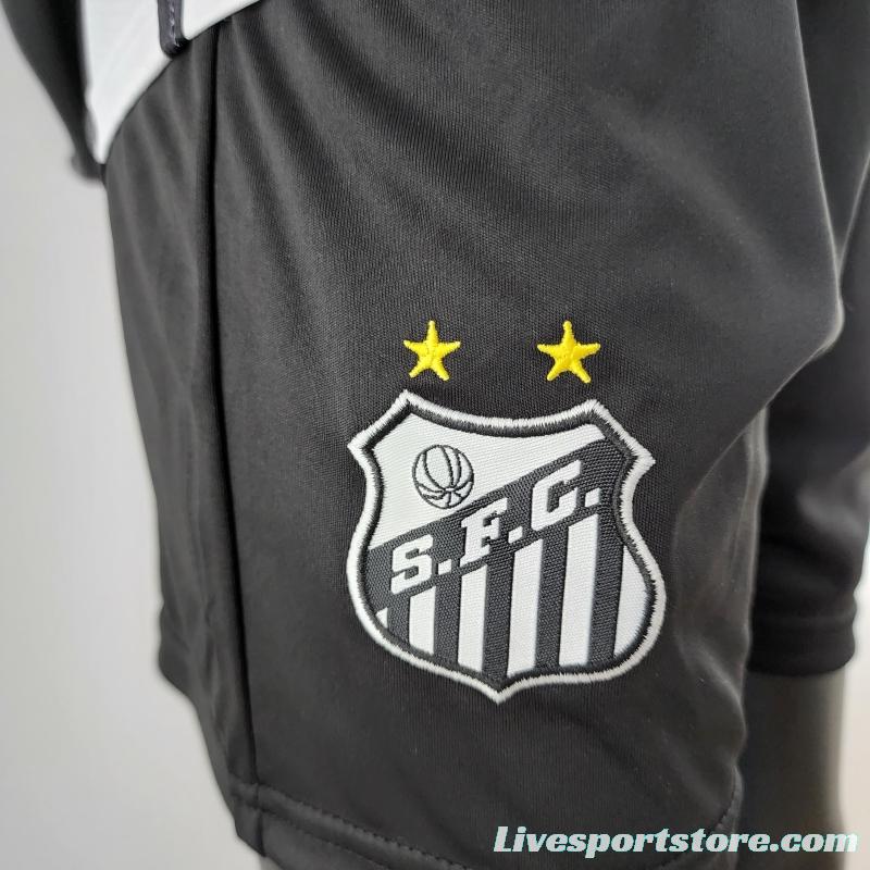 22/23 Santos Kids Kit Away Size 16-28 Soccer Jersey