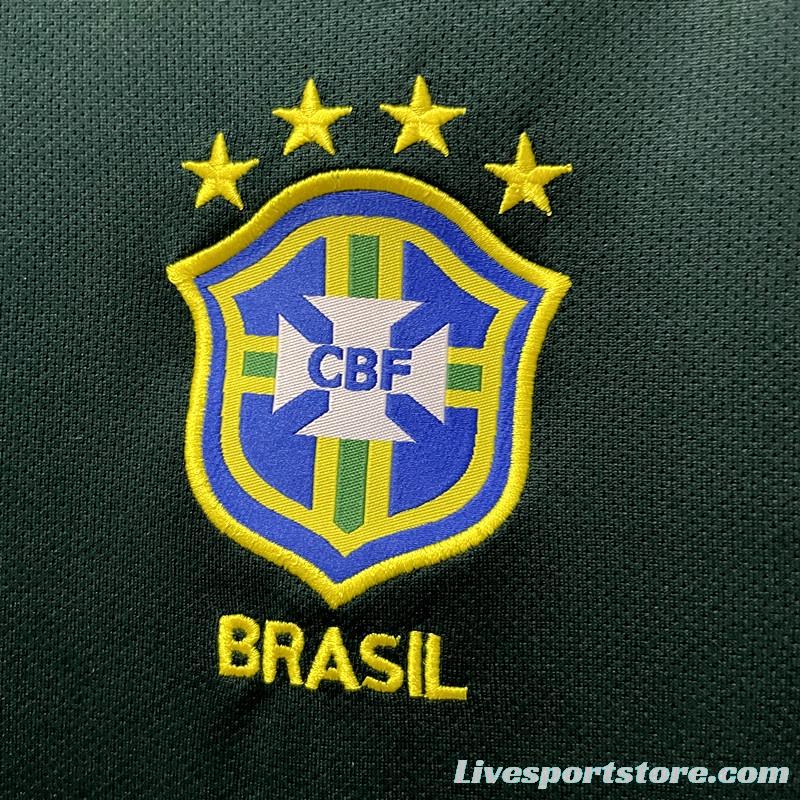 Retro 1998 Brazilian Goalkeeper  Jersey