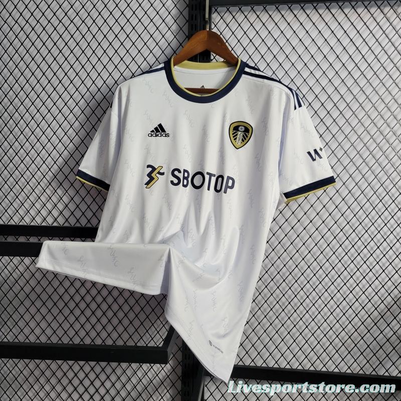 22/23 Leeds United Home Soccer Jersey