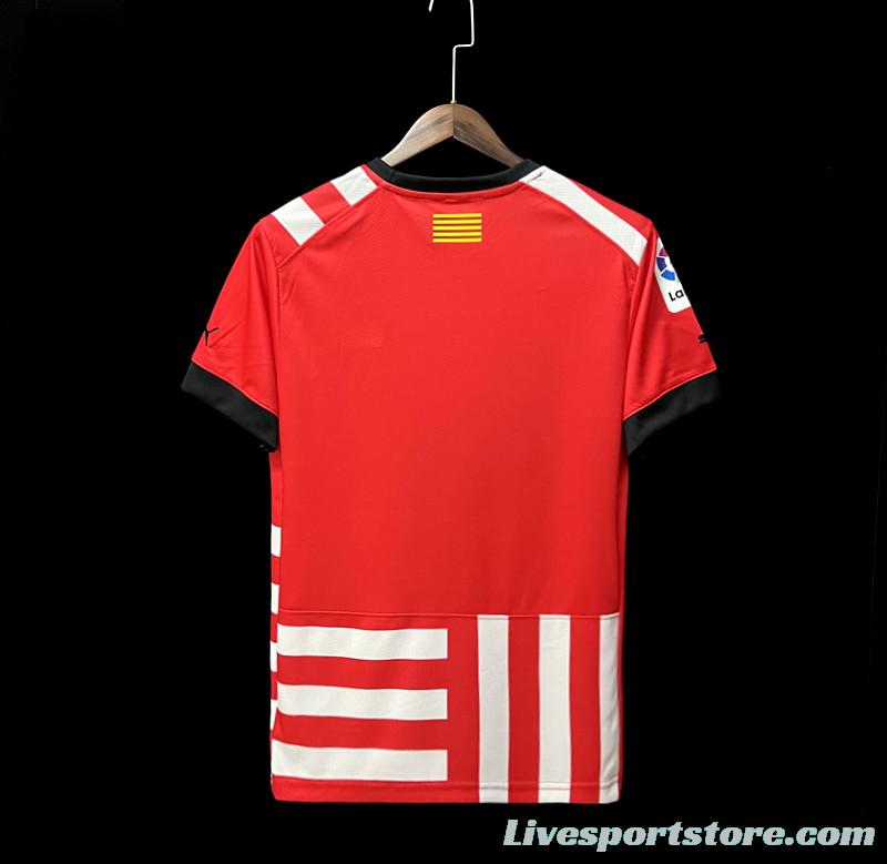 22/23 Girona home Soccer Jersey