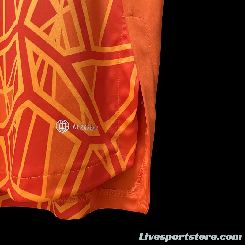 22/23 Cruzeiro Goalkeeper Orange Jersey