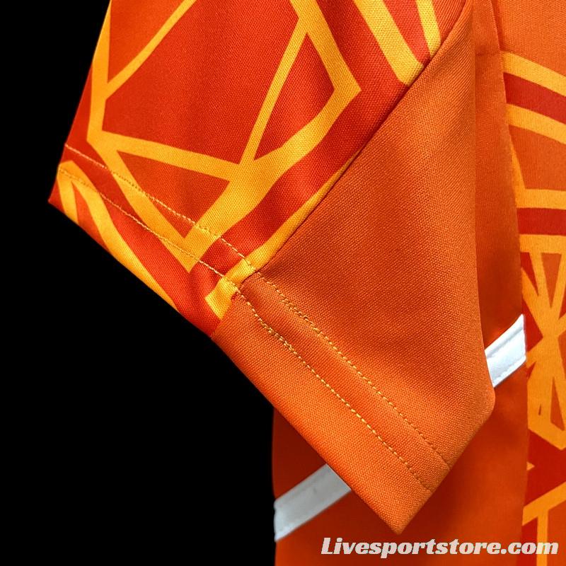 22/23 Cruzeiro Goalkeeper Orange Jersey