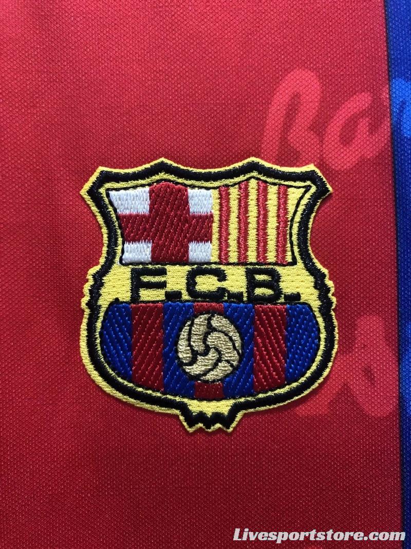 Retro 92/95 Barcelona Home Soccer Jersey