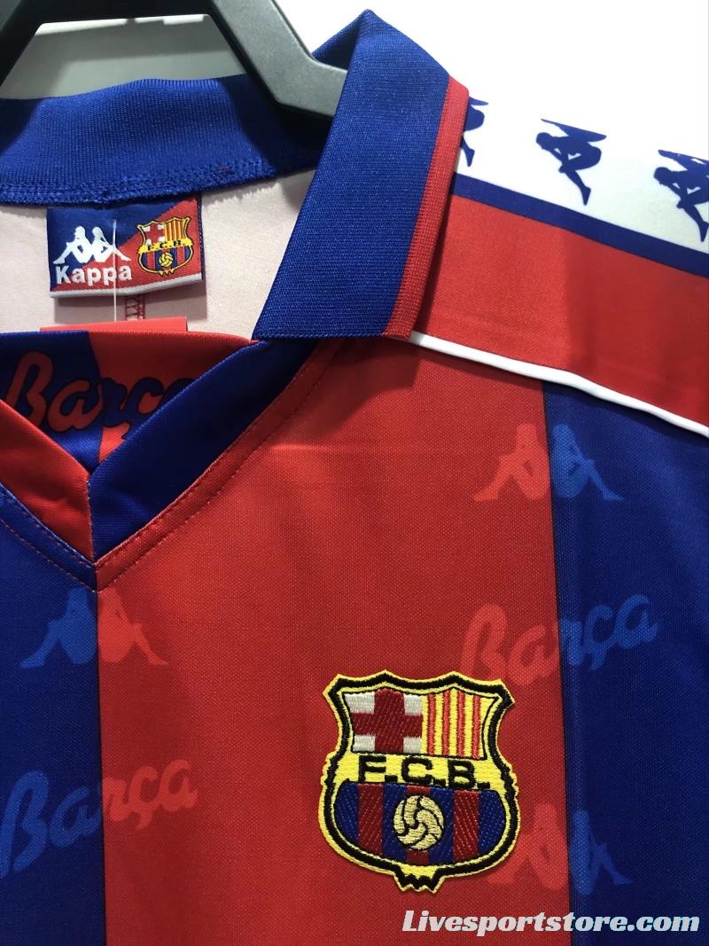 Retro 92/95 Barcelona Home Soccer Jersey