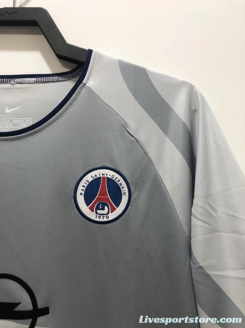 Retro 01/02 PSG Away Soccer Jersey