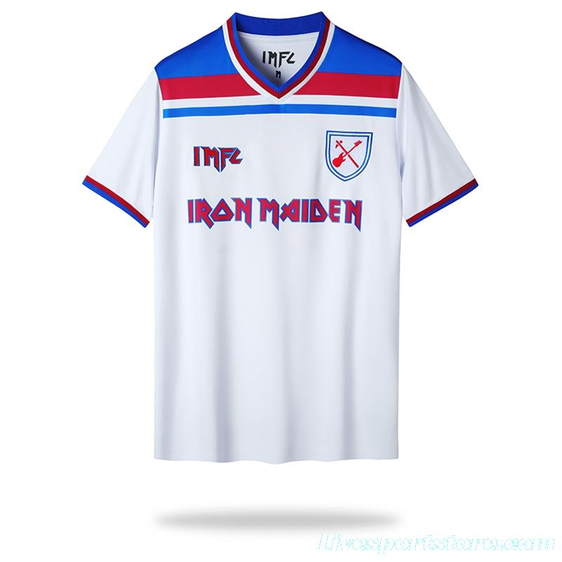 Retro 22/23 Iron Maiden X West Ham White Jersey