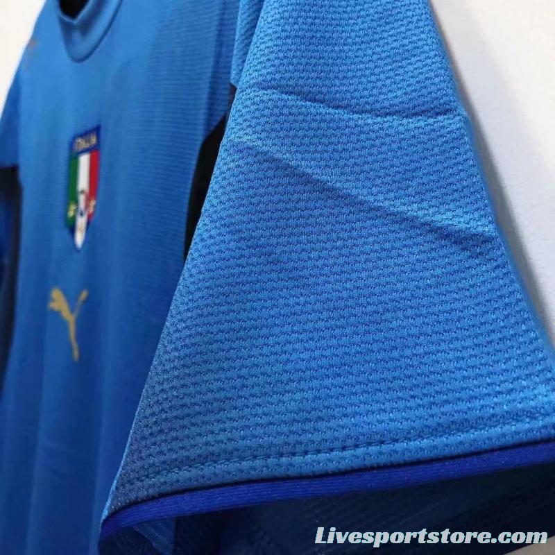 Retro 2006 Italy Home Soccer Jersey