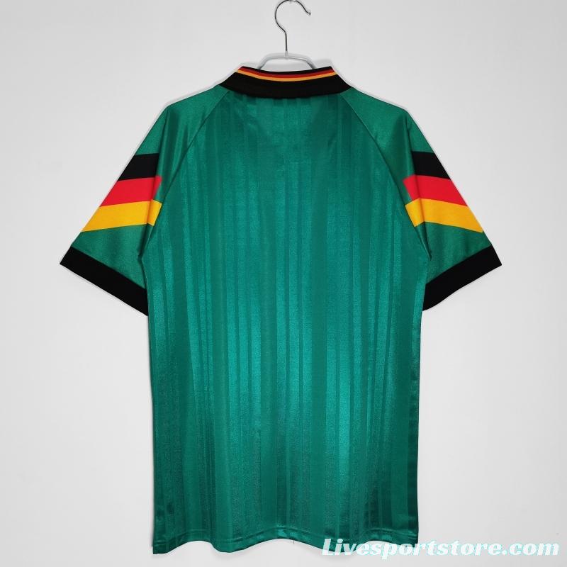 Retro 1992 Germany Away Soccer Jersey