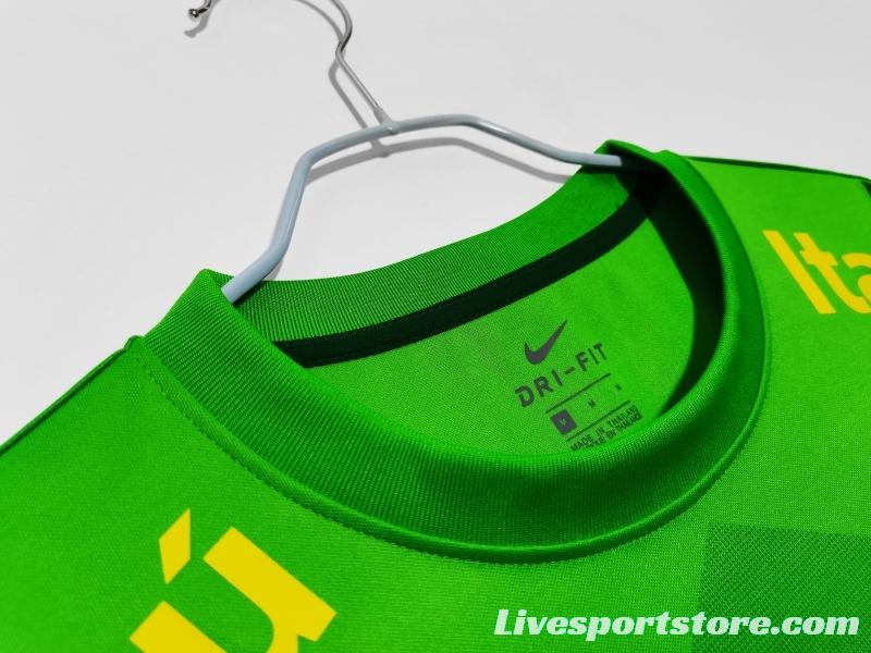 Retro 2020 Brazil Green Training Jersey