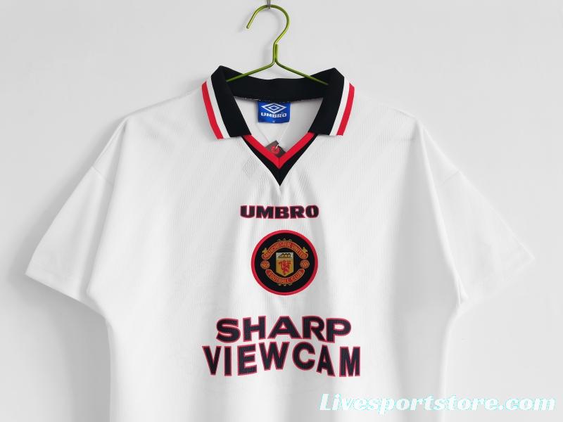 Retro 1996/97 Manchester United Away Soccer Jersey