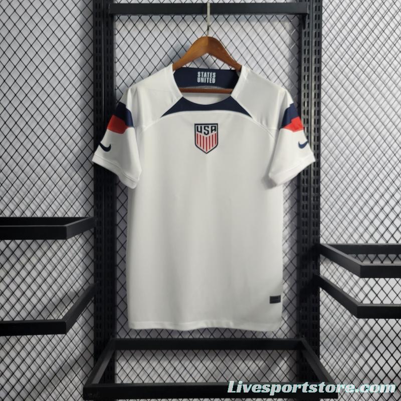 2022 USA Home Soccer Jersey