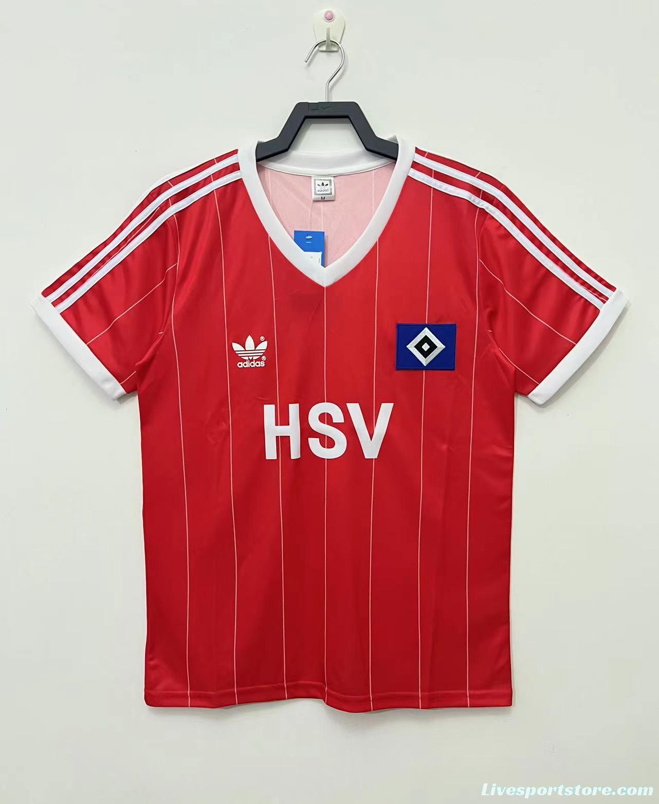 Retro 83/84 Hamburg SV Away Soccer Jersey