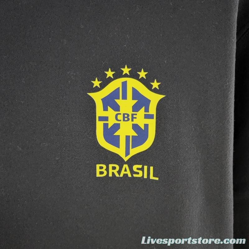 2022 Brazil Hoodie Black