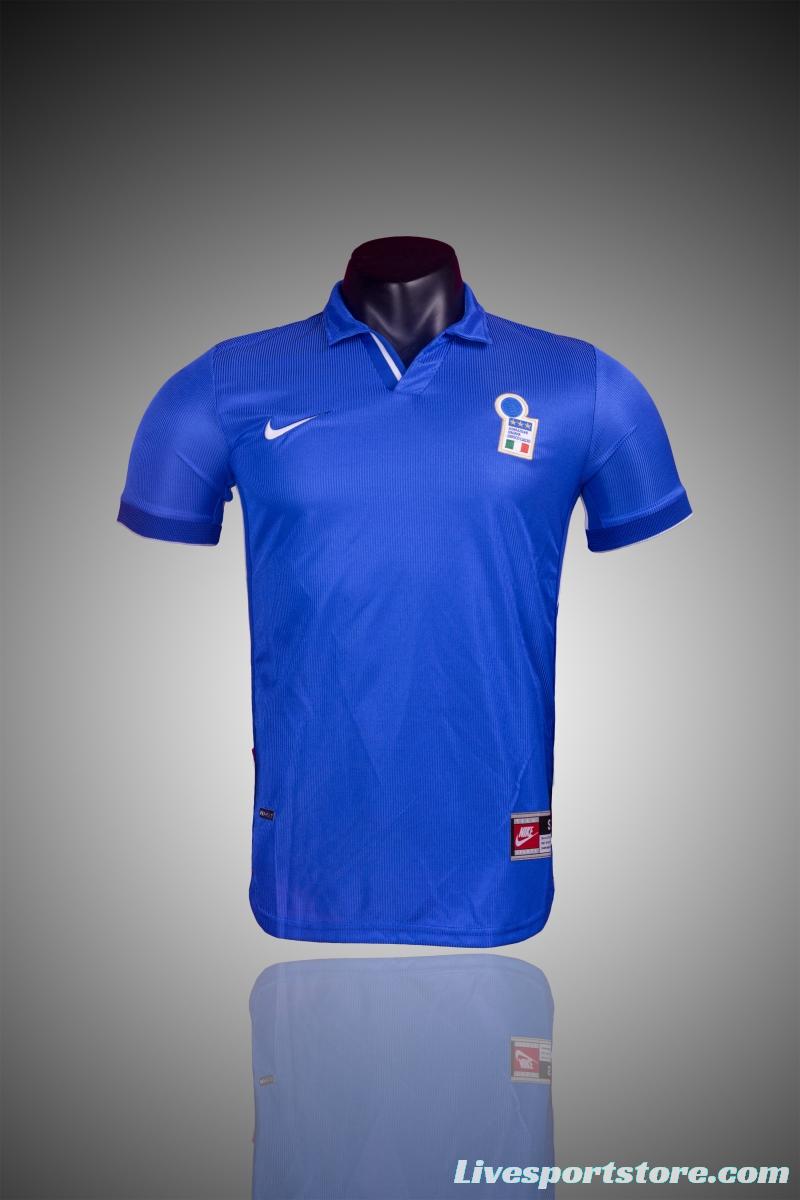 Retro 1998 Italy Home Soccer Jersey