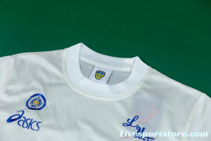 Retro 95/96 Leeds United Home Soccer Jersey