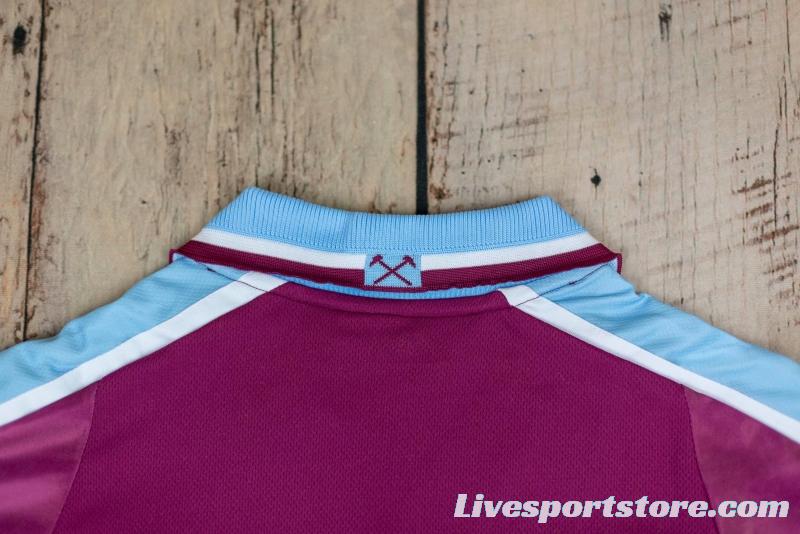 Retro 99/01 West ham United Home Soccer Jersey