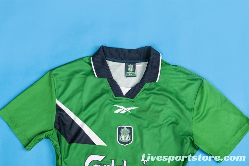 Retro 99/00 Liverpool Away Soccer Jersey