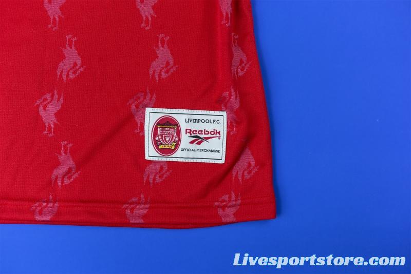 Retro 96/98 Liverpool Home Soccer Jersey