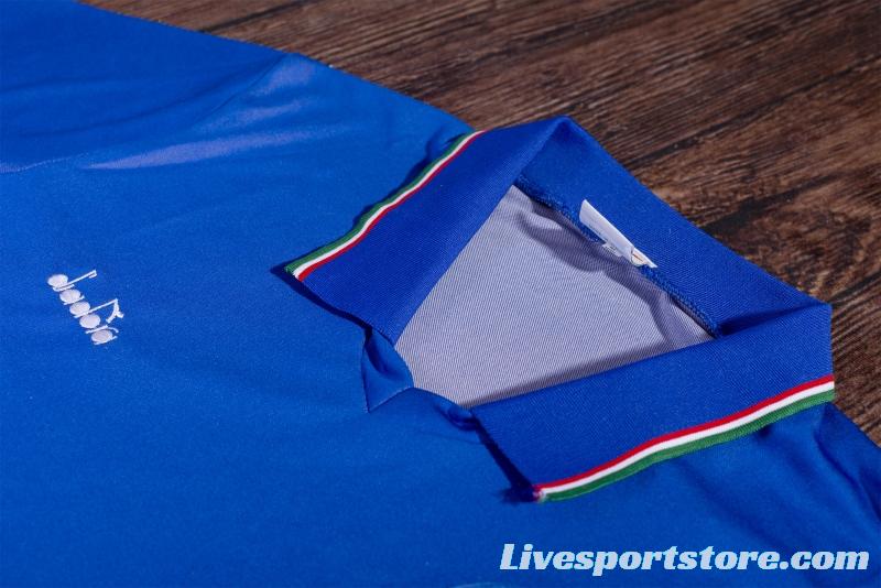 Retro 1990 Italy Home Soccer Jersey