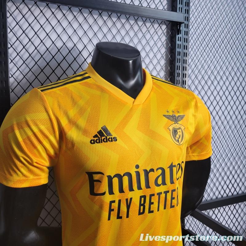 22/23 Player Benfica Away Soccer Jersey