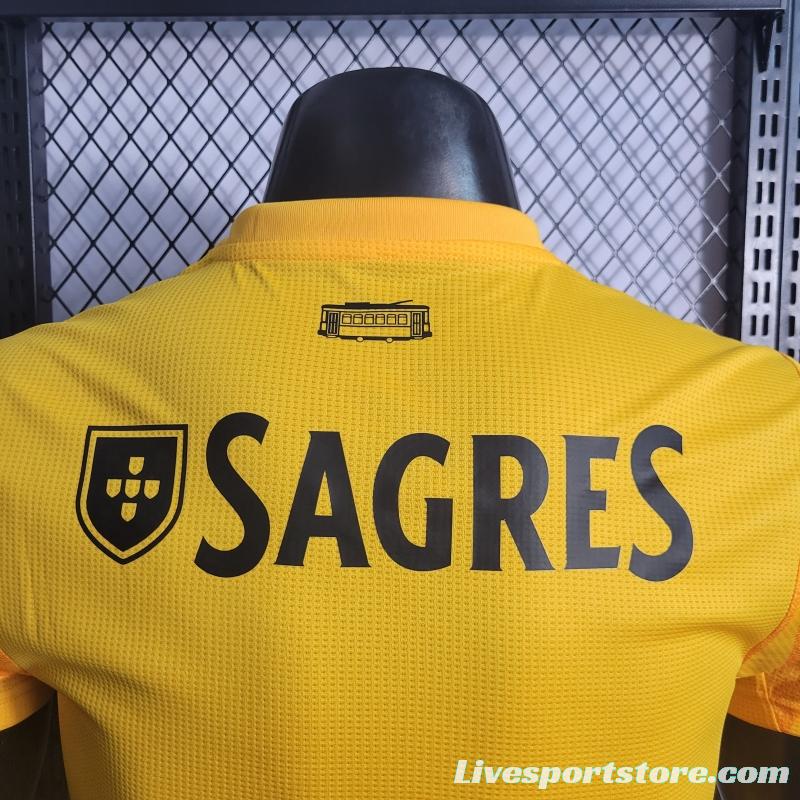 22/23 Player Benfica Away Soccer Jersey