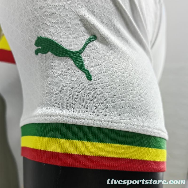 Player Version 2022 Senegal Home Soccer Jersey