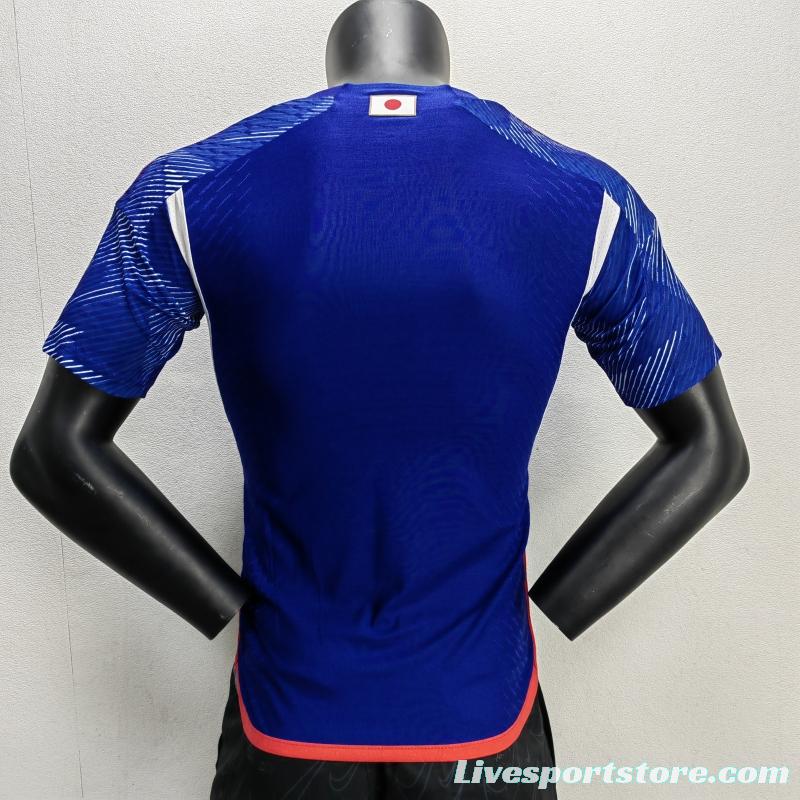 Player Version 2022 Japan Home Soccer Jersey